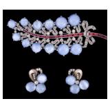 Rare Mazer Brooch and Earrings Rare Mazer Brooch and Earrings