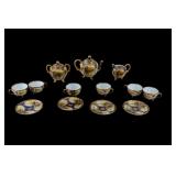 Japanese Nippon Gilded Tea Set (13 Pcs.) Japanese Nippon Gilded Tea Set (13 Pcs.)