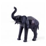 Leather-Wrapped Elephant Feng Shui Fortune Statue Leather-Wrapped Elephant Feng Shui Fortune Statue