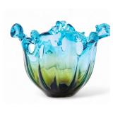 Murano Colorful "White Cristal" Bowl Murano Colorful "White Cristal" Bowl