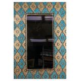 Large Handcrafted Mosaic Framed Mirror Large Handcrafted Mosaic Framed Mirror