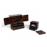Meiji Japanese Lacquer & Marquetry Jewelry Chest Meiji Japanese Lacquer & Marquetry Jewelry Chest