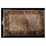 Antique Silk on Silk Rug Antique Silk on Silk Rug