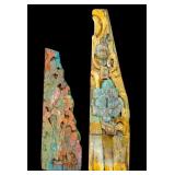 Rustic Floral Motif Wood Relief Art Rustic Floral Motif Wood Relief Art