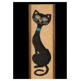 Vintage MCM Atomic Cat Style Wall Art Vintage MCM Atomic Cat Style Wall Art