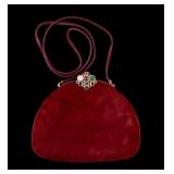 Judith Leiber Snakeskin Suede Clutch Purse Judith Leiber Snakeskin Suede Clutch Purse