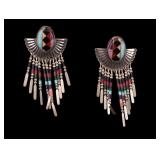 Native American Sterling Earrings Native American Sterling Earrings