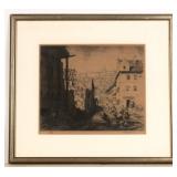 Tavik Frantisek Simon (CZ 1877-1942) Etching Tavik Frantisek Simon (CZ 1877-1942) Etching