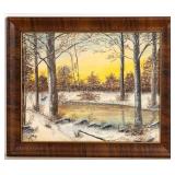 Marion Dyer (AM 1861-1941) Landscape Watercolor Marion Dyer (AM 1861-1941) Landscape Watercolor