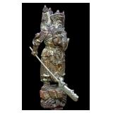 Carved Wooden Statue of Guan Yu Carved Wooden Statue of Guan Yu