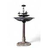 Cast Aluminum Asian Bird Fountain Cast Aluminum Asian Bird Fountain