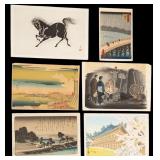 Assorted Japanese Woodblock Prints (6) Assorted Japanese Woodblock Prints (6)