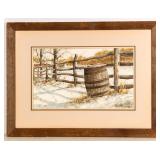 Ray Hendershot (AM 1931-2019) Winter Watercolor Ray Hendershot (AM 1931-2019) Winter Watercolor
