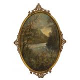 Rare Ernst Zimmerman (AM 1870-1944) Oil in Tin Rare Ernst Zimmerman (AM 1870-1944) Oil in Tin