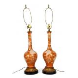 Japanese Fujita Kutani Lamps Japanese Fujita Kutani Lamps