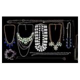Pastel Color Rhinestone Cabochon Necklaces Pastel Color Rhinestone Cabochon Necklaces