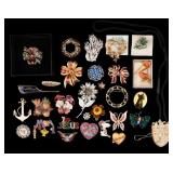 Joan Rivers, Avon, & Other Enameled Brooches (29) Joan Rivers, Avon, & Other Enameled Brooches (29)