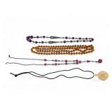 Art Deco Glass Necklaces Art Deco Glass Necklaces