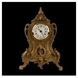Uranio West Germany Brass Mantel Clock Uranio West Germany Brass Mantel Clock