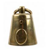 Antique Brass Victorian "4 LB" Weight Inkwell Antique Brass Victorian "4 LB" Weight Inkwell