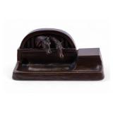 Bronze Horse Desktop Inkwell Bronze Horse Desktop Inkwell