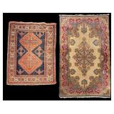 2 Antique Persian Rugs 2 Antique Persian Rugs