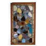 Vintage Stained Glass Panel Vintage Stained Glass Panel