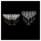 Mikasa Crystal and Roemer Glass Wine Goblets Mikasa Crystal and Roemer Glass Wine Goblets