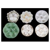 Limoges, Majolica, and Porcelain Oyster Plates Limoges, Majolica, and Porcelain Oyster Plates