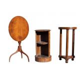 Regency Style Plant Stand, Marble Top & Tilt Top Regency Style Plant Stand, Marble Top & Tilt Top
