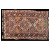 Antique Hand-Knotted Rug Antique Hand-Knotted Rug