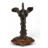 Figural Cast Iron Umbrella Stand Figural Cast Iron Umbrella Stand