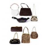 Evans Alligator Skin, Berge Leather & Cloth Purses Evans Alligator Skin, Berge Leather & Cloth Purses