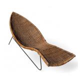 Vintage / MCM Wicker "Fish" Lounge Chair Vintage / MCM Wicker "Fish" Lounge Chair