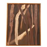 Sterling Strauser (AM 1907-95) Oil on Board Sterling Strauser (AM 1907-95) Oil on Board