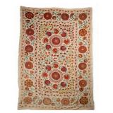 Early Embroidered Handmade Turkish Wall Hanging Early Embroidered Handmade Turkish Wall Hanging