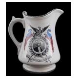 19th C Geo. Washington Transferware Jug 19th C Geo. Washington Transferware Jug