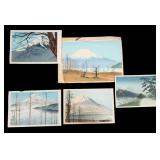 Japanese Woodblock Prints of Mount Fuji (5) Japanese Woodblock Prints of Mount Fuji (5)