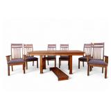 Mission/ Stickley Style Dining Set, Chairs, Leaf Mission/ Stickley Style Dining Set, Chairs, Leaf