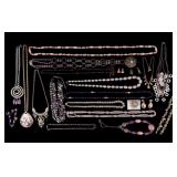 Pink & Purple Bead & Pendant Necklaces Pink & Purple Bead & Pendant Necklaces
