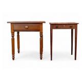Hepplewhite & Sheraton One Drawer Stands Hepplewhite & Sheraton One Drawer Stands