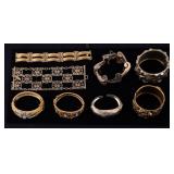 Trifari, Florenza, and estate Bracelets Trifari, Florenza, and estate Bracelets