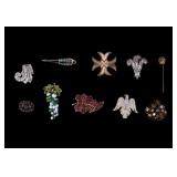 Trifari, Reja, and Estate Brooches Trifari, Reja, and Estate Brooches