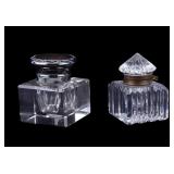 Cut Crystal Inkwells Cut Crystal Inkwells