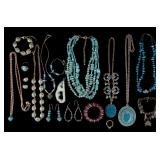 Blue Howlite and Other Jewelry Collection Blue Howlite and Other Jewelry Collection