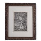 Giovanni Castiglione (IT 1610-1665) 17th C Etching Giovanni Castiglione (IT 1610-1665) 17th C Etching