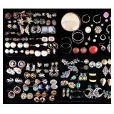 Trifari, Marvella, & More Costume Earring (63 Prs)