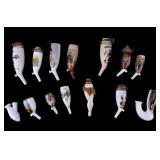 German Porcelain Tobacco Pipe Stummels