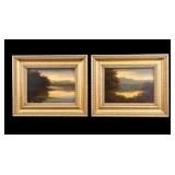 Jane Bloodgood-Abrams (AM b. 1963) Oil Landscapes