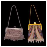 German Silver Mesh Purse & Other Mesh Purse